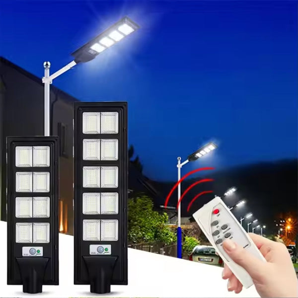 Solar Street Led Light Radar Sensor Remote Outdoor Garden Yard Flood Wall Lamp Wall & Ceiling Lights