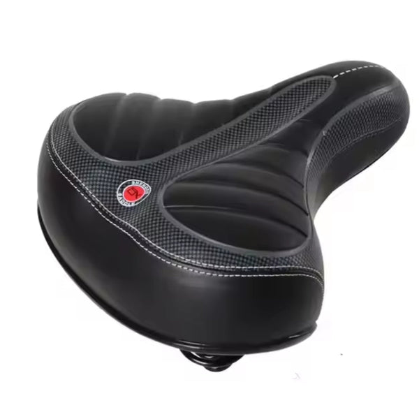 Wide Big Bum Bike Bicycle Gel Cruiser Comfort Saddle Seat Black Saddles & Seats