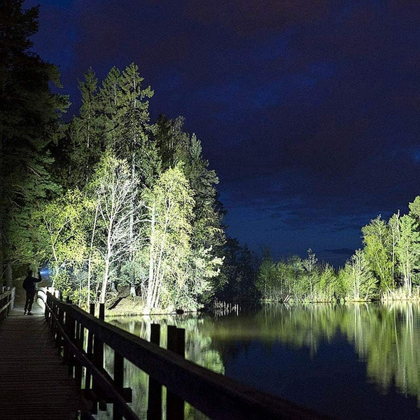 Ultra Bright Led Tactical Flashlight 3 Modes Zoom Torch Usb Charging Torches & Work Lights