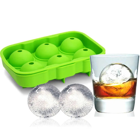 Silicone Ice Cube Whiskey Tray With Lid Mold Maker Tool Ice Cubes Trays & Moulds