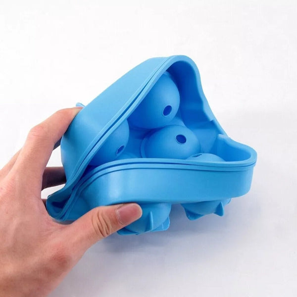 Silicone Ice Cube Whiskey Tray With Lid Mold Maker Tool Ice Cubes Trays & Moulds