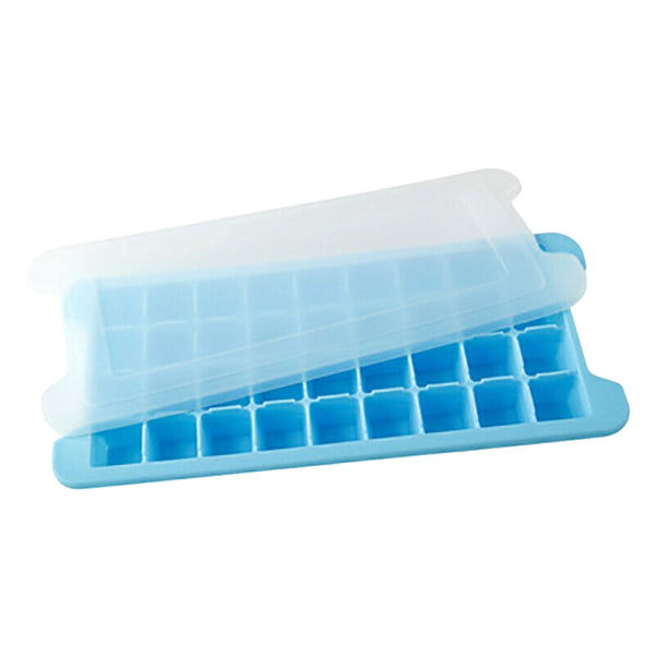 Silicone Ice Cube Whiskey Tray With Lid Mold Maker Tool Ice Cubes Trays & Moulds