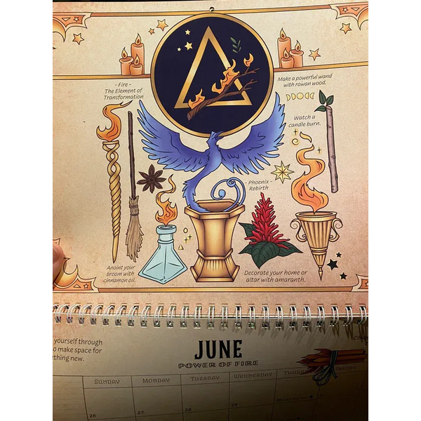 2024 Decorative Black Magic Calendar Festivals Calendars (Current)