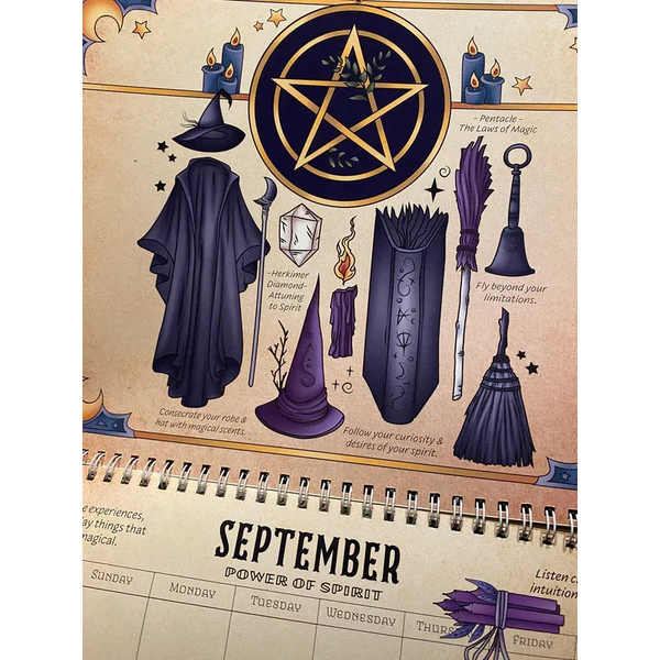 2024 Decorative Black Magic Calendar Festivals Calendars (Current)