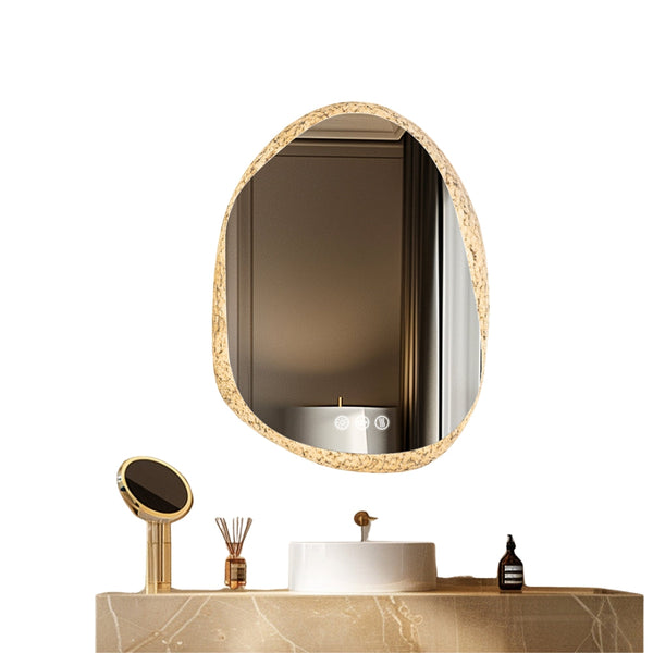 Unique Frameless Mirror Led Light Bathroom Wall Mounted Backlit Vanity Designed With Touch Sensors Dimmable Defog Mirrors