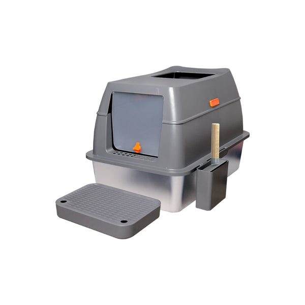 Enclosed Box Front Top Exit Toilet Boxes With Lid Cat Litter