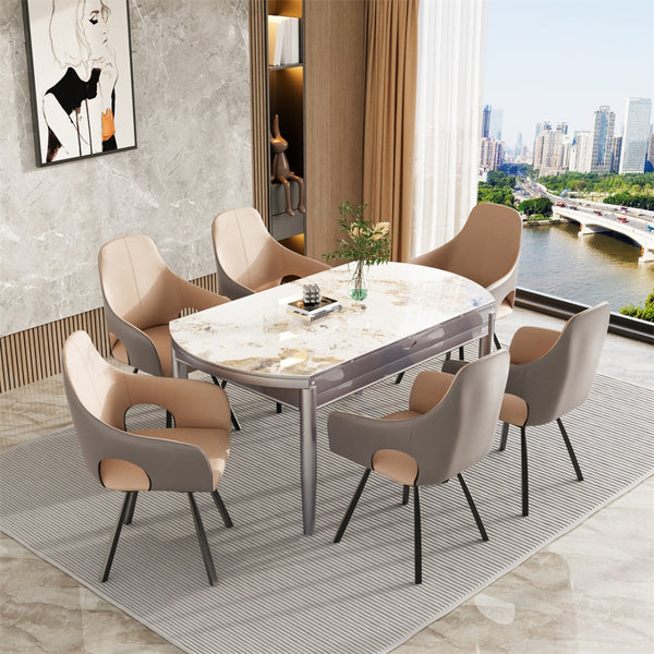 Set Of 2 Swivel With Armrest Modern Living Room Accent Dining Chairs