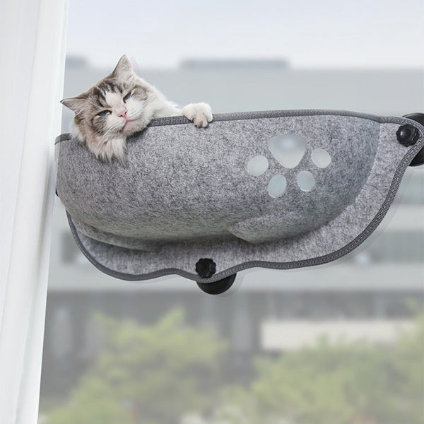 Premium Cat Hammock With Strong Suction Cups Pet Beds