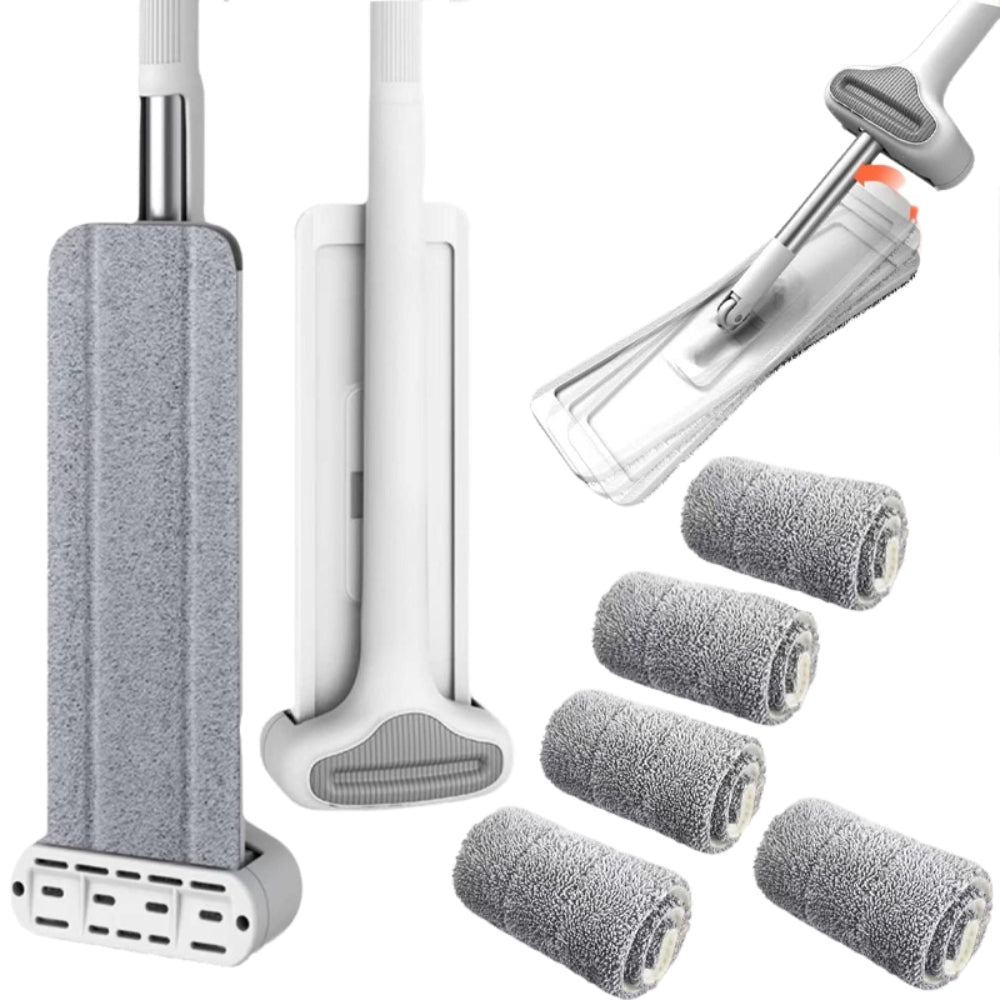 Hands Free Floor Cleaning Flat Mop Mop & Broom Accessories