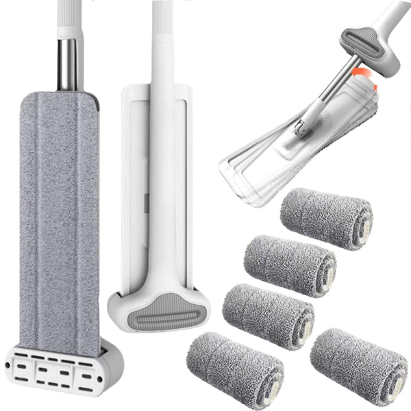Hands Free Floor Cleaning Flat Mop Mop & Broom Accessories