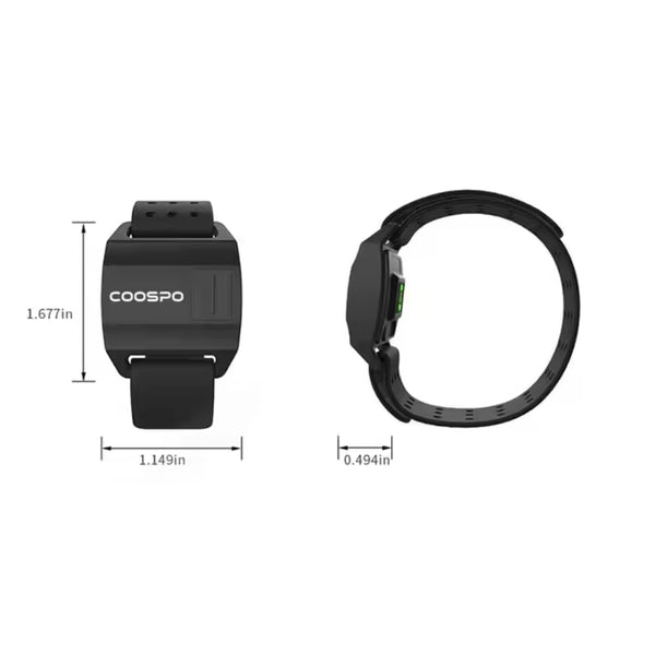 Armband Heart Rate Monitor With Hr Zones/Calories Hrm Sensor For Fitness Cycling Heart Rate Monitors