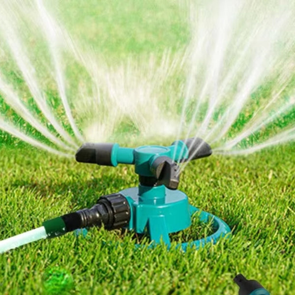 360 Degree Automatic Water Sprinkler Spray Nozzle Spray Guns Hose Nozzles & Wands