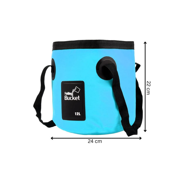 12L Folding Bucket Portable Outdoor Travel Essential Picnic Accessories