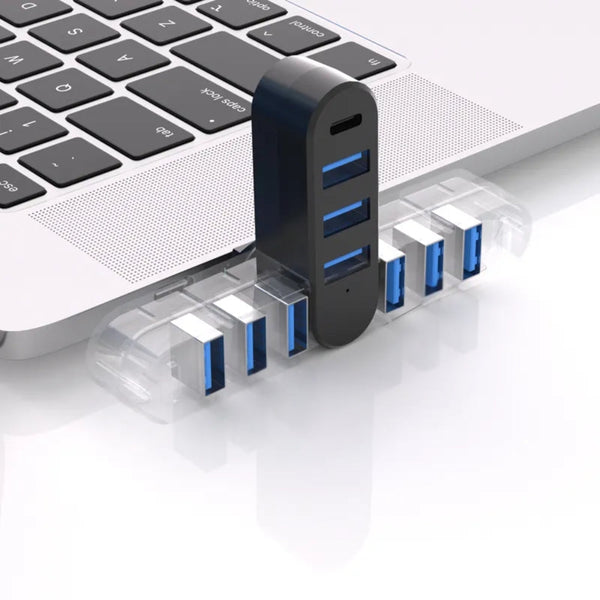 4 In 1 Usb Data Hub 180 Degree Rotatable Usb Cables Hubs & Adapters