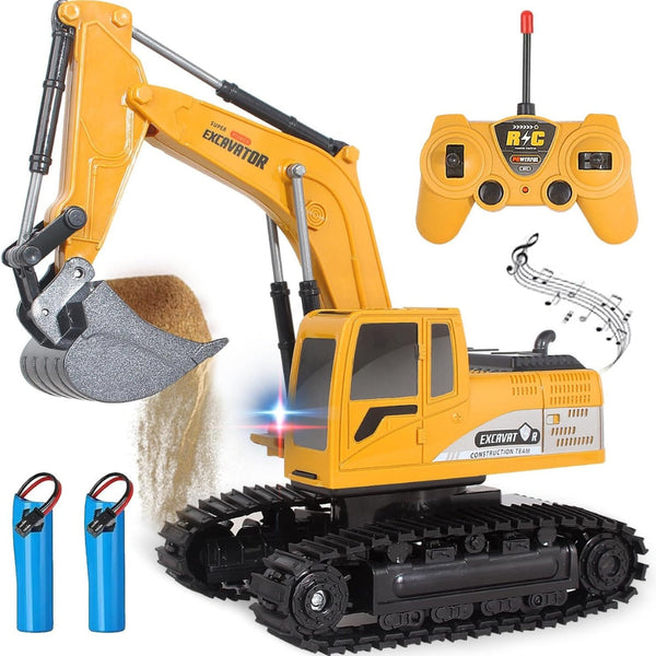 Remote Control Excavator Rc Digger Truck Construction Vehicles Toys Other Rc Model Vehicles & Kits