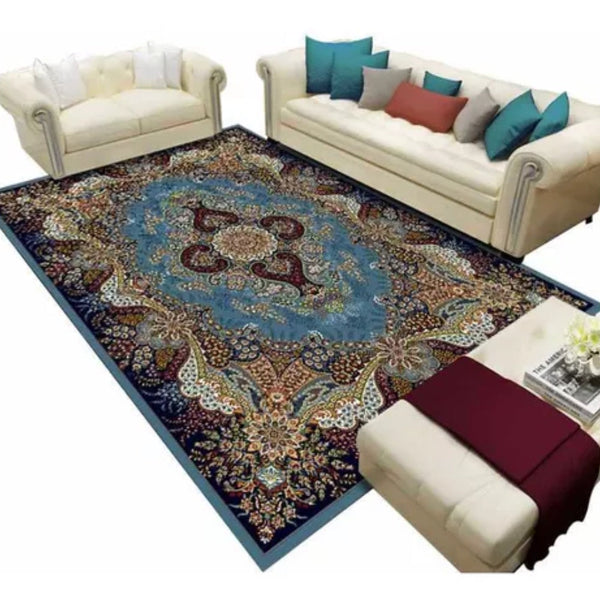 Washable Flannel Area Large Non Slip Carpet Rugs