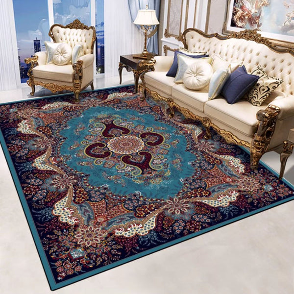 Washable Flannel Area Large Non Slip Carpet Rugs