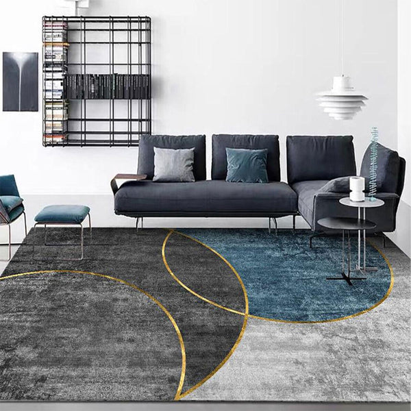 Washable Flannel Area Large Non Slip Carpet Rugs