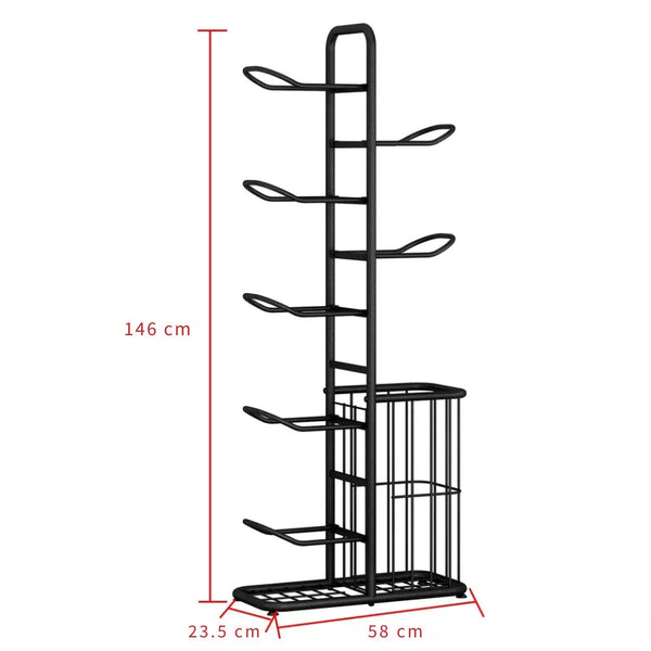 Sport Balls Storage Rack Organise Display Stand Holder Storage Units
