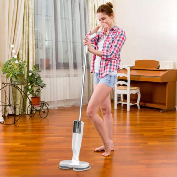 Double Head Electric Spin Mop Cleaner Floor Polisher Sweeper Usb Mops Brooms & Scrubbers