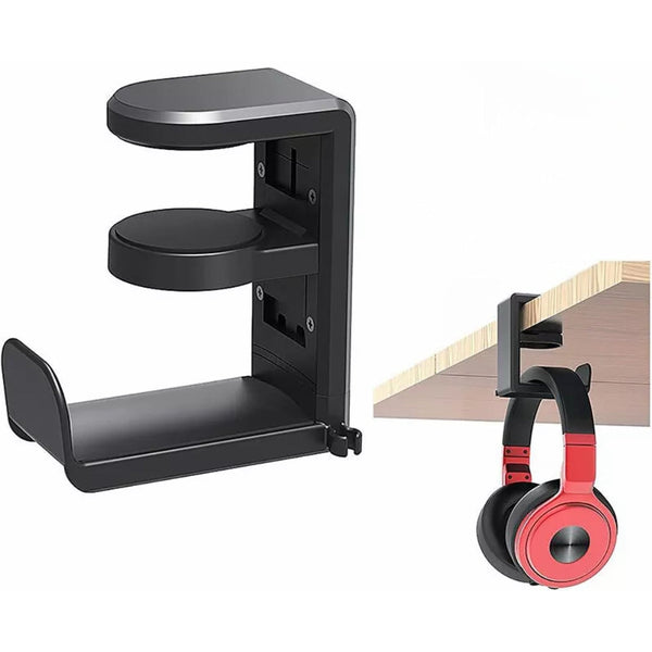 360 Rotating Headphone Holder Table Stand Audio Docks & Mini Speakers