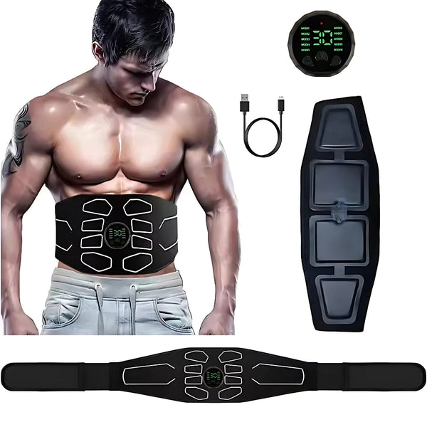 Abdominal Massager Waist Belt Ems Muscle Stimulator Device Massagers