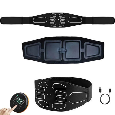 Abdominal Massager Waist Belt Ems Muscle Stimulator Device Massagers