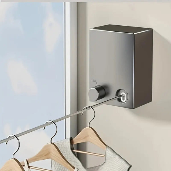 Space Saving Retractable Clothesline Effortlessly Dry Clothes Airers