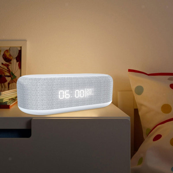 Wireless Fast Charging Digital Alarm Clock With Temperature Display Alarm Clocks & Clock Radios