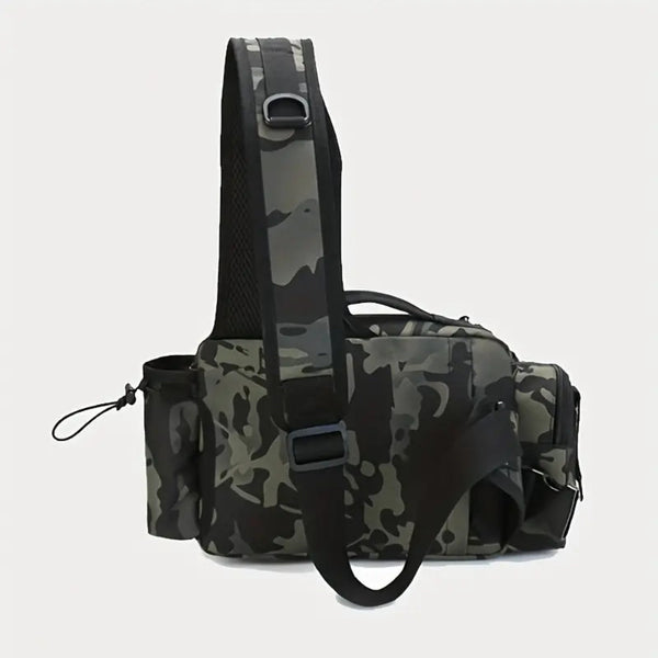 Fishing Tackle Backpack With Rod Holder And Gear Storage Tackle Boxes & Bags