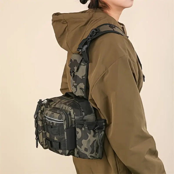 Fishing Tackle Backpack With Rod Holder And Gear Storage Tackle Boxes & Bags