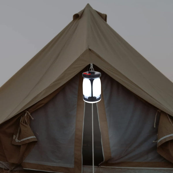 Solar Led Camping Lantern Rechargeable Power Bank Foldable Light Modes Lanterns