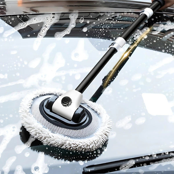 Chenille Car Wash Brush Telescoping Long Handle Cleaning Mop Tool Car Cleaning Tools