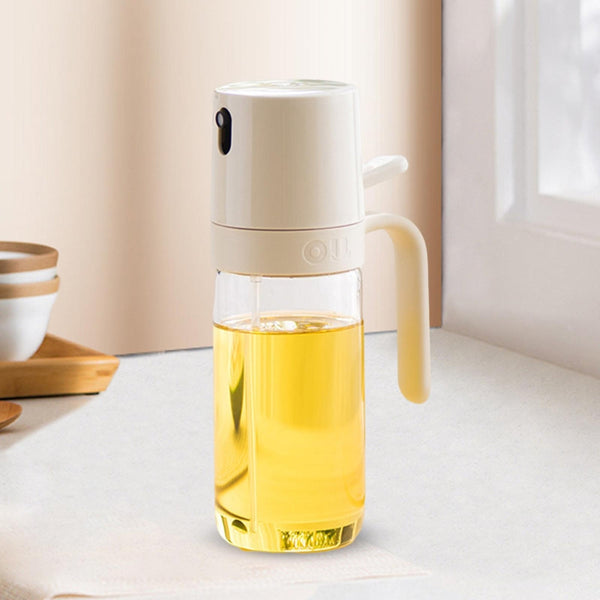 Oil Spray Bottle Glass Cooking Dispenser Oil & Vinegar Dispensers