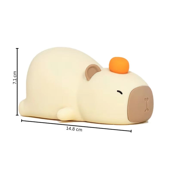 Capybara Silicone Night Light Usb Rechargeable Dimmable Lamp Night Lights