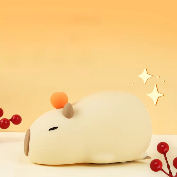 Capybara Silicone Night Light Usb Rechargeable Dimmable Lamp Night Lights