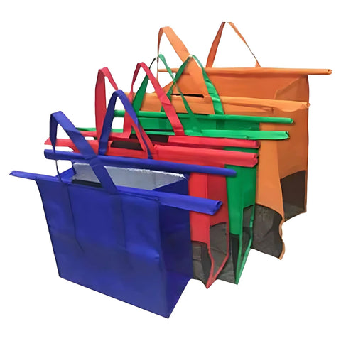 Foldable Reusable Grocery Shopping Bags Set Reusable Shopping Bags