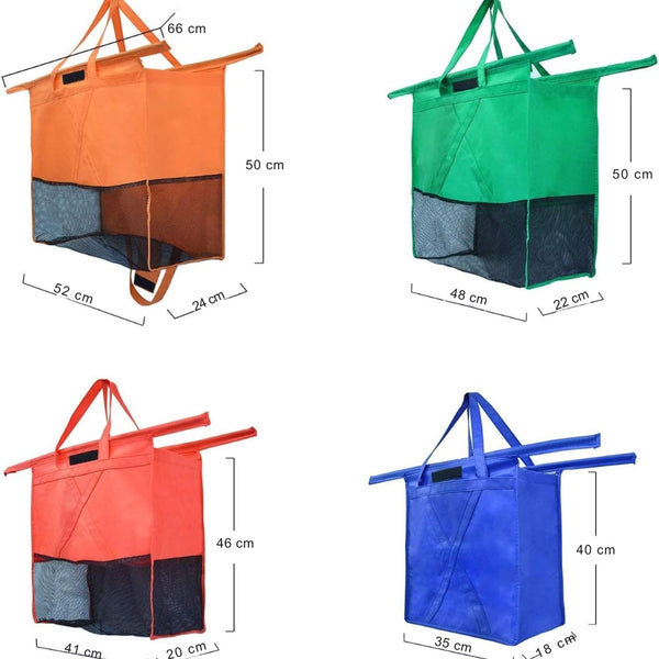 Foldable Reusable Grocery Shopping Bags Set Reusable Shopping Bags
