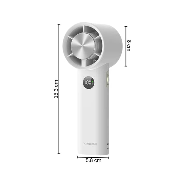 Handheld Turbo Fan 100 Speed Rechargeable Mini Hand Fans