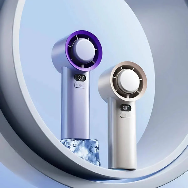 Handheld Turbo Fan 100 Speed Rechargeable Mini Hand Fans