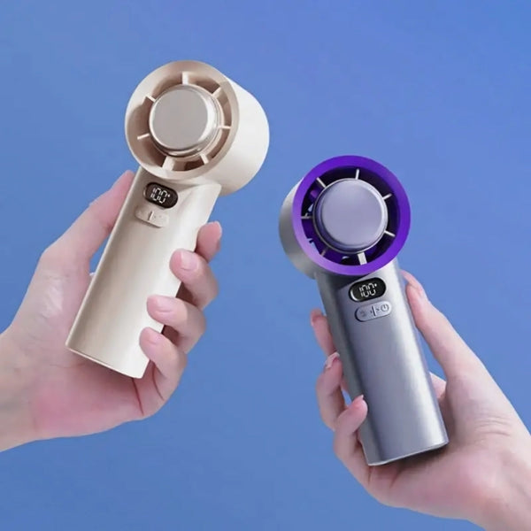 Handheld Turbo Fan 100 Speed Rechargeable Mini Hand Fans