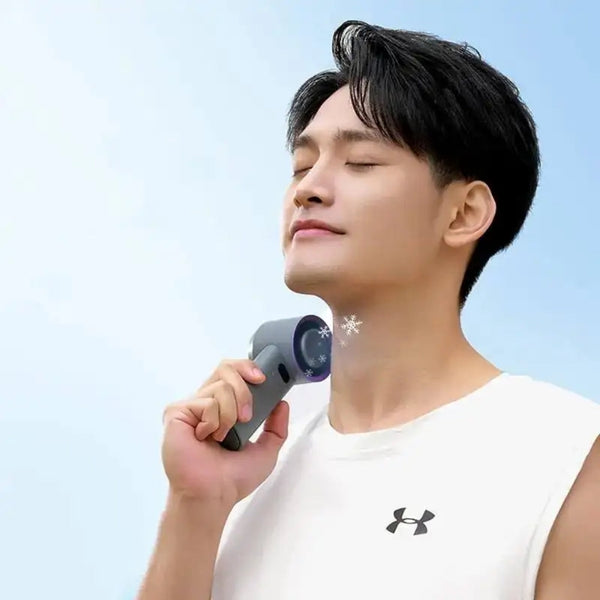 Handheld Turbo Fan 100 Speed Rechargeable Mini Hand Fans