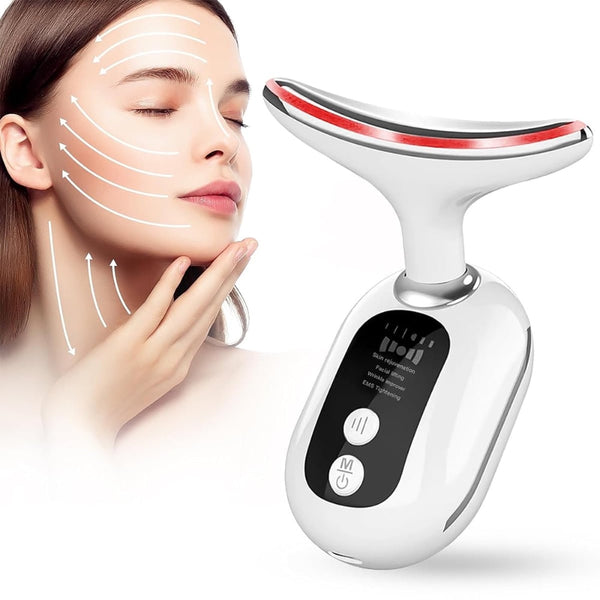 Neck And Face Ems Lifting Led Light Therapy Massager Massagers