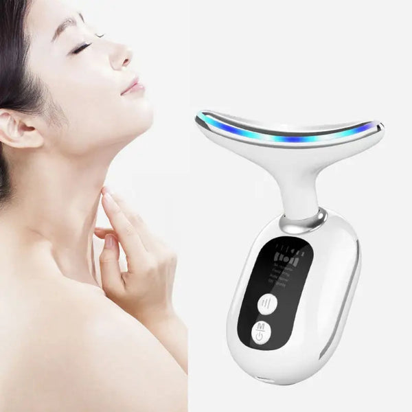 Neck And Face Ems Lifting Led Light Therapy Massager Massagers
