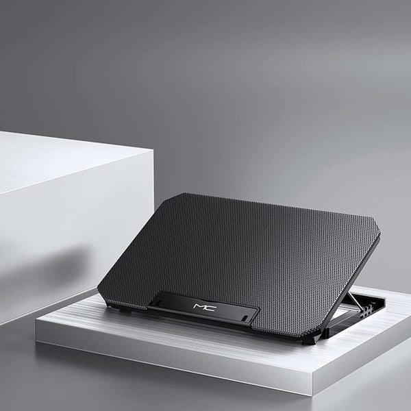Gaming Laptop Cooling Pad With Led Display Usb Ports Adjustable Stand High Speed Fan Laptop Cooling Pads