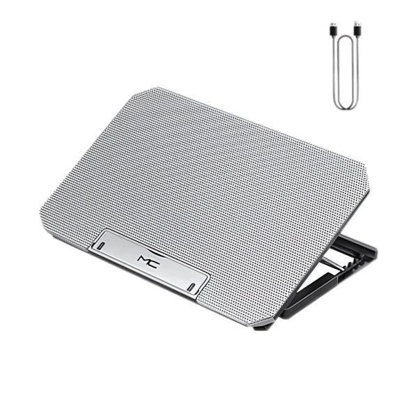 Gaming Laptop Cooling Pad With Led Display Usb Ports Adjustable Stand High Speed Fan Laptop Cooling Pads