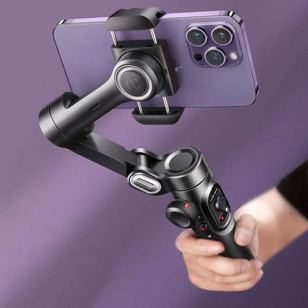 Smartphone Gimbal Stabilizer 3 Axis Handheld For Iphone & Android Stabilizers