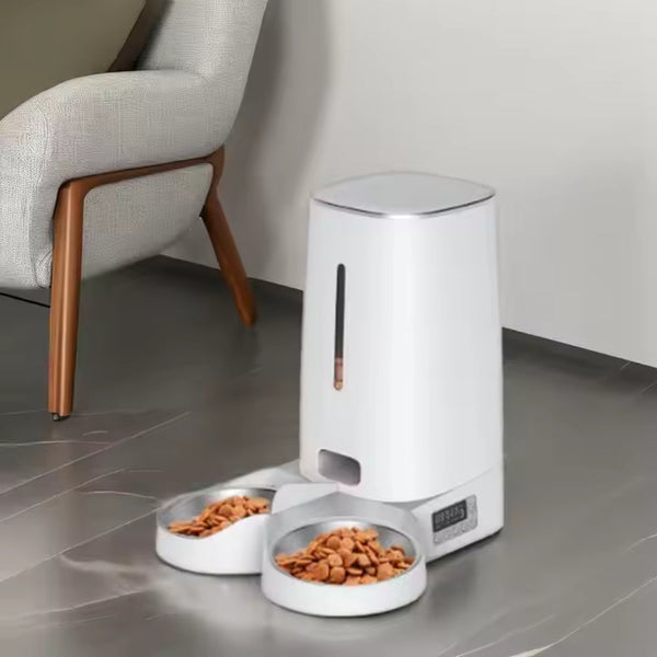 Wifi Automatic Cat Feeder With App Control 4L Food Dispenser Dog Automatic Feeders