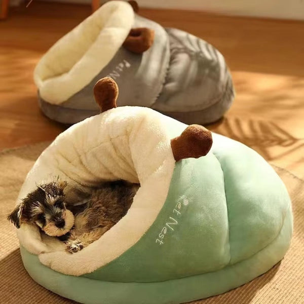 Foldable Slipper Shaped Pet Bed House For Cats And Dogs Pet Beds