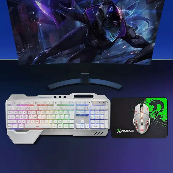 Rgb Led Backlit Wireless Gaming Keyboard Mouse Set Keyboard & Mouse Bundles